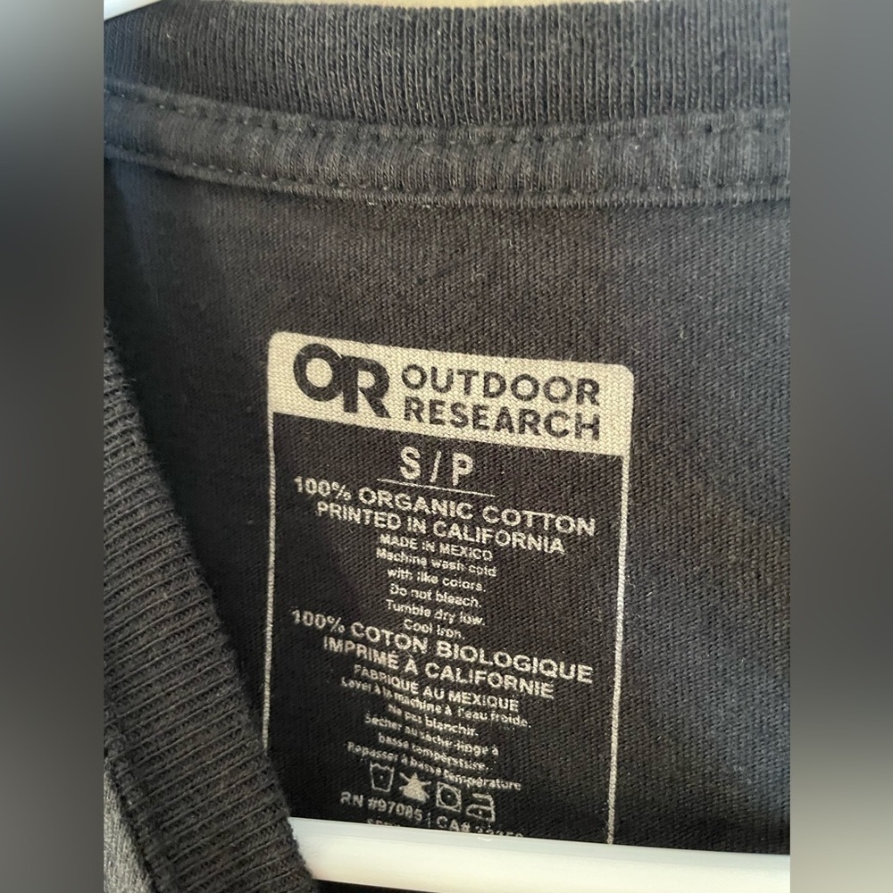 Outdoor Research Sunset Logo Men's Black Graphic T-Shirt Size S - Picture 4 of 5